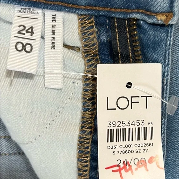 LOFT Women's Denim Flare Jeans - Picture 5 of 5